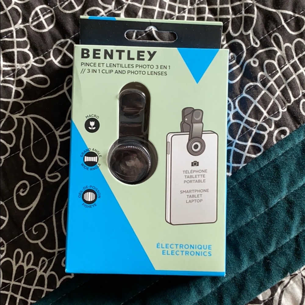 3 in 1 clip and Photos Lenses - Bentley